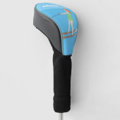 Waterski, golfheadcover (Schuin)