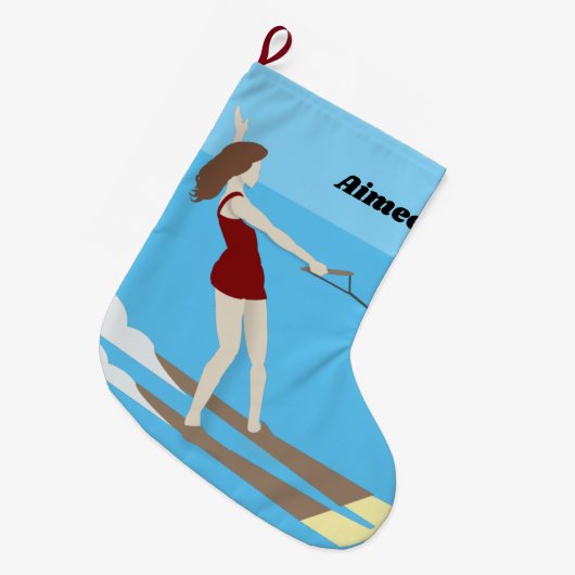 Waterski,  grote kerstsok (Voorkant (Hangend))