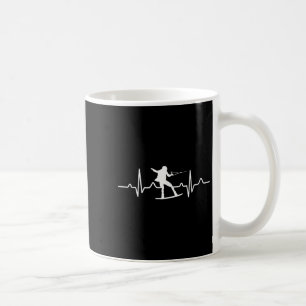 Waterski Hartslag - Waterskigeschenk voor waterski Koffiemok