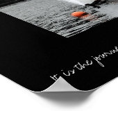 Waterski - Het is de reis, niet.. - Gepersonalisee Poster (Hoek)