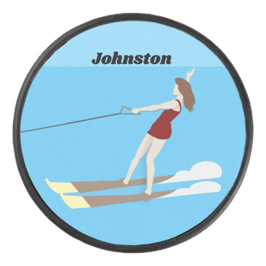 Waterski,  hockey puck (Voorkant)