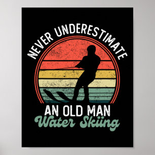 Waterski Jetski Waterskiler Liefhebber Zomersport Poster