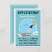 Waterski,  kaart (Voorkant / Achterkant)