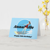 Waterski,  kaart (Gele Bloem)