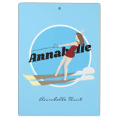 Waterski,  klembord (Achterkant)