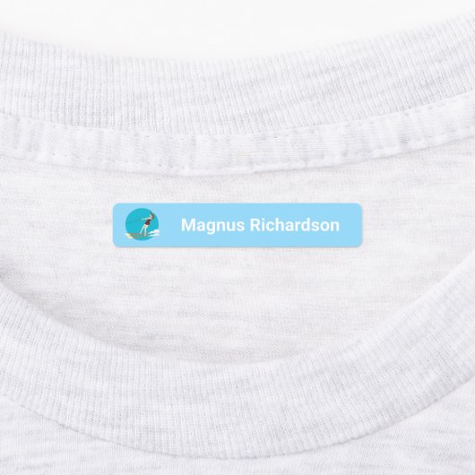 Waterski,  labels (Aangebracht)