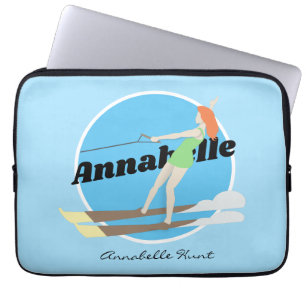 Waterski, laptop sleeve