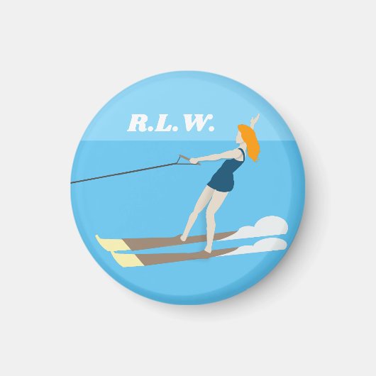 Waterski, magneet (Voorkant)