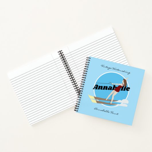 Waterski,  notitieboek (Binnen)
