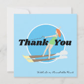 Waterski, notitiekaartje (Voorkant)