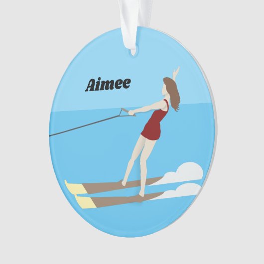 Waterski,  ornament (voorkant)