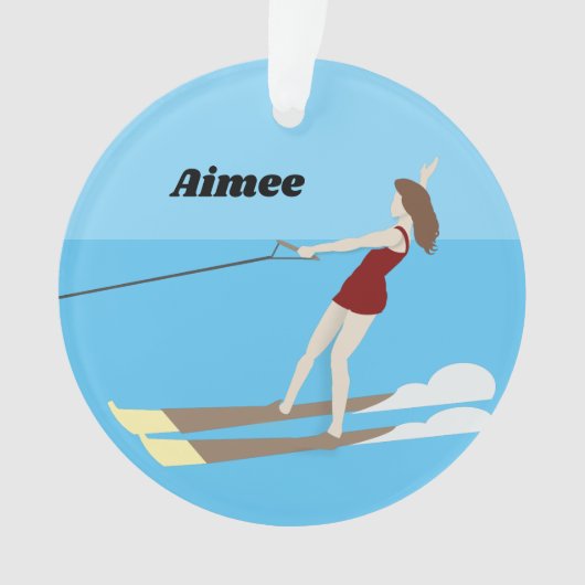 Waterski, ornament (voorkant)