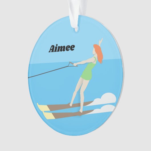 Waterski,  ornament (voorkant)