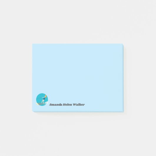 Waterski, post-it® notes (Voorkant)