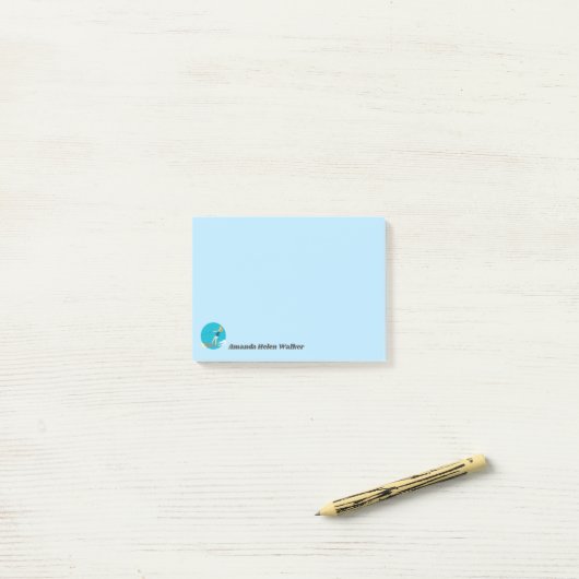 Waterski, post-it® notes (Op bureau)