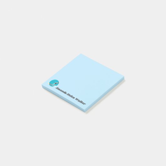 Waterski,  post-it® notes (Schuin)