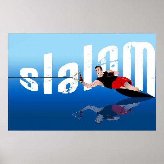 Waterski Poster (Voorkant)