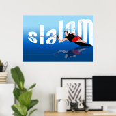 Waterski Poster (Thuiskantoor)