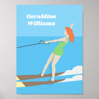 Waterski,  poster