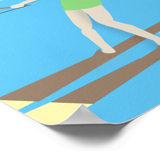 Waterski, poster (Hoek)