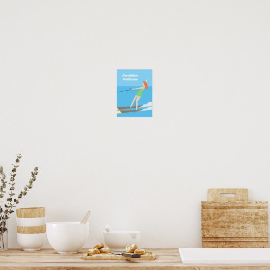 Waterski, poster (Keuken)