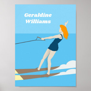 Waterski,  poster