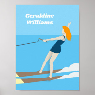 Waterski,  poster