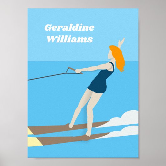 Waterski,  poster (Voorkant)