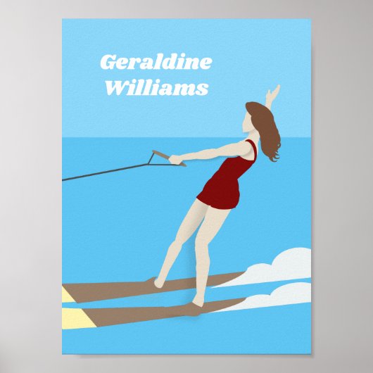 Waterski,  poster (Voorkant)