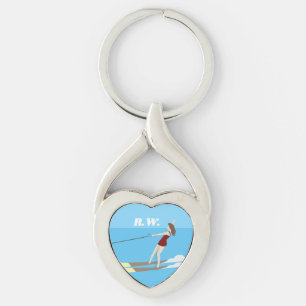 Waterski, sleutelhanger