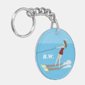 Waterski,  sleutelhanger (Voorkant Links)