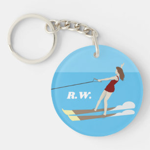 Waterski, sleutelhanger