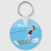 Waterski,  sleutelhanger (Voorkant)