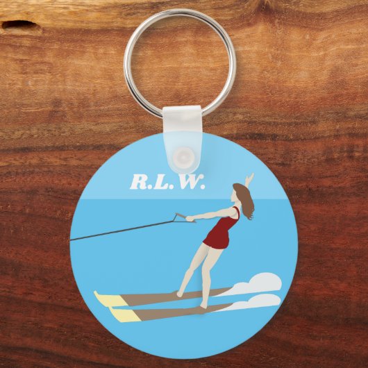 Waterski,  sleutelhanger (Voorkant)