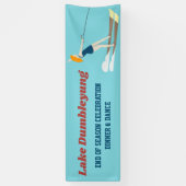 Waterski,  spandoek (Verticaal)