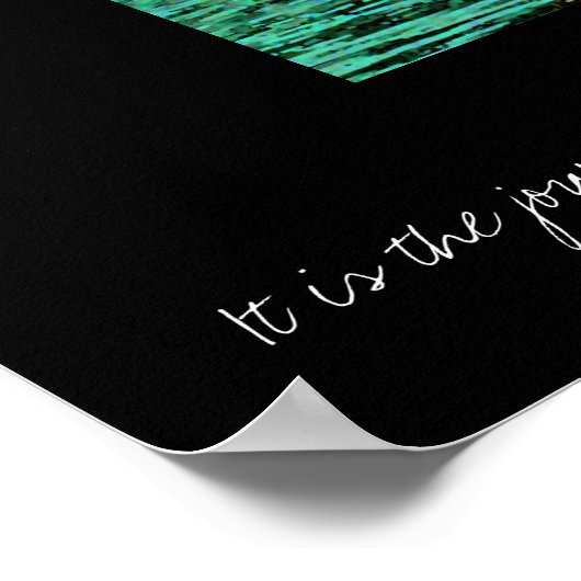 Waterski spray - het is de reis.... - GEPERSONALIS Poster (Hoek)