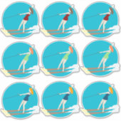 Waterski, sticker (Voorkant)
