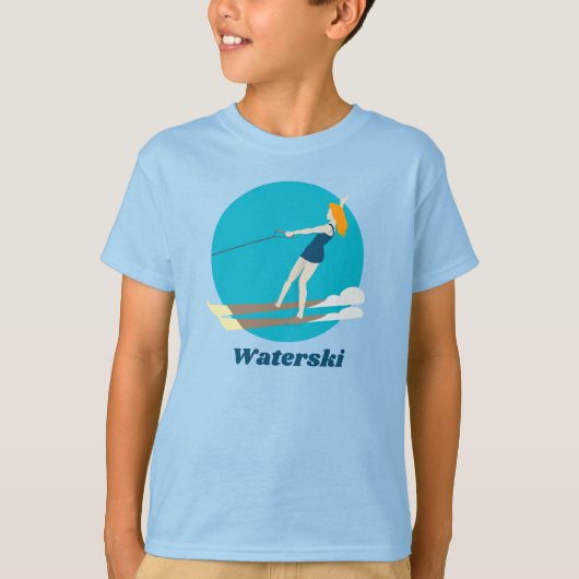 Waterski,  t-shirt (Voorkant)