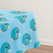 Waterski,  tafelkleed (Voorbeeld)