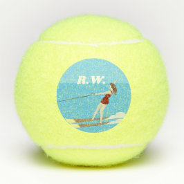 Waterski,  tennisballen