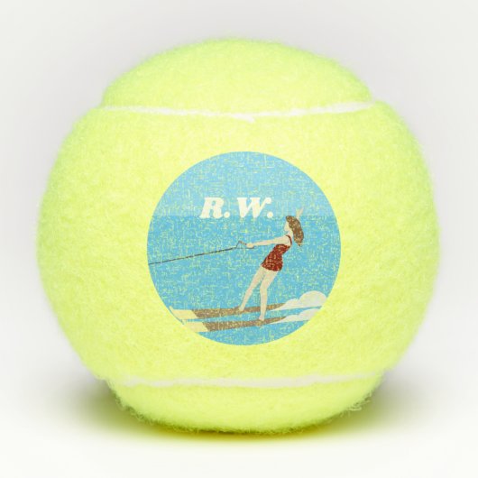 Waterski,  tennisballen (Voorkant)