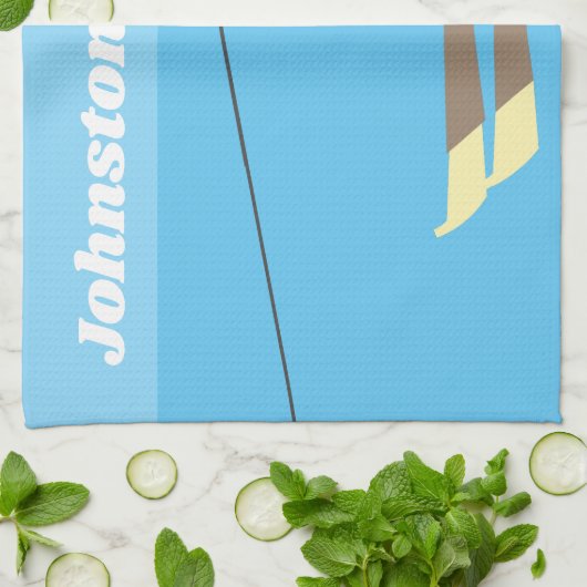 Waterski,  theedoek (Gevouwen)