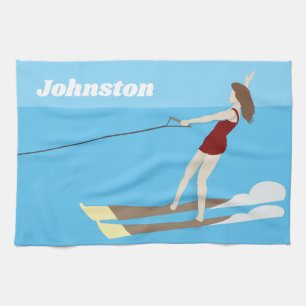 Waterski, theedoek