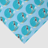 Waterski, tissuepapier (Detail)