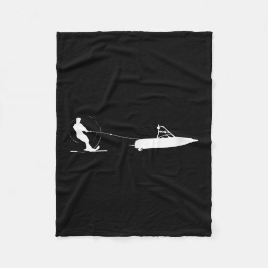 Waterski - Waterski-cadeau voor waterskiërs Fleece Deken (Voorkant)