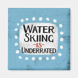 Waterskiën is een onderschatte koelkastmagneet magneet