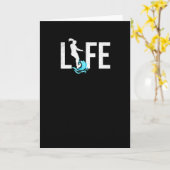 Waterskiën is leven| Schokenknoppen Kaart (Gele Bloem)