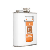 Waterskiën is mijn medicijn heupfles (Rechts)