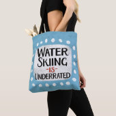 Waterskiën is ondergewaardeerde Canvas tas (Dichtbij)