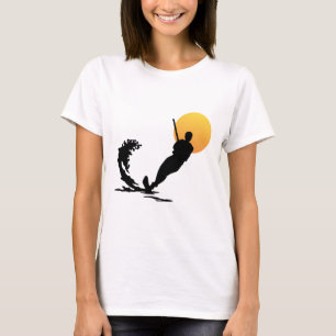 Waterskiën Koel Oppervlakte Water Sport Liefhebber T-shirt